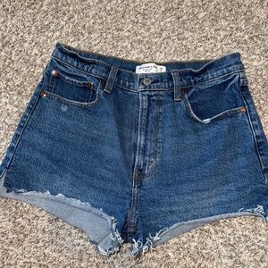 Abercrombie & Fitch Mom Short High Rise Jean Shorts